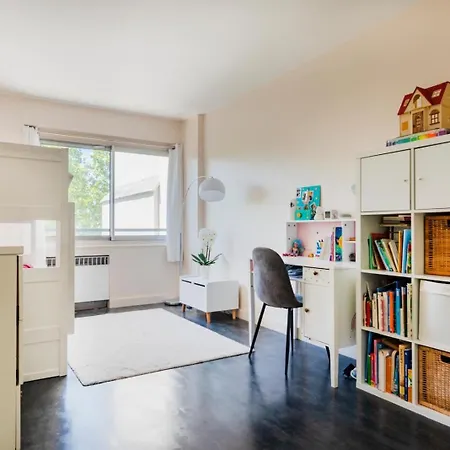 Modern Garden View 2br In 16th Porte Dauphine *